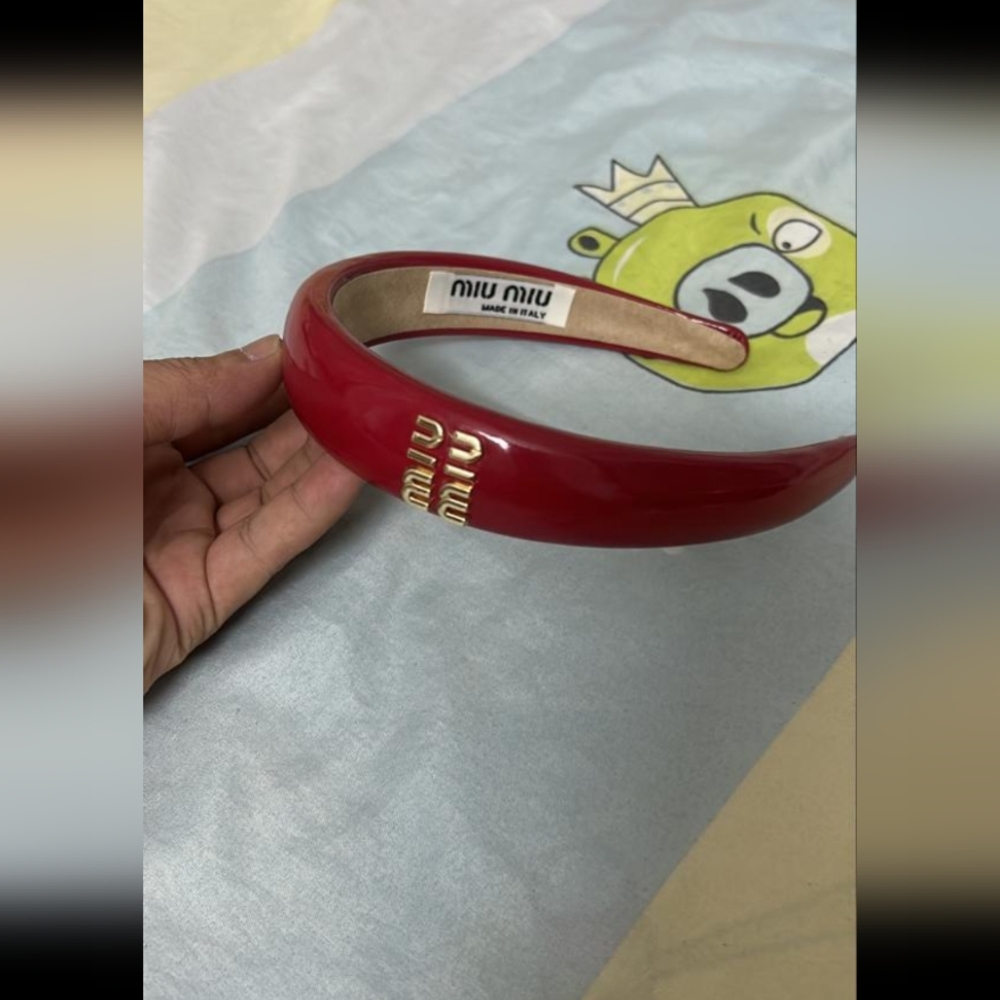 Stylish Miu Miu Red Heaband